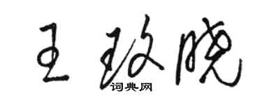 駱恆光王玫曉草書個性簽名怎么寫