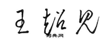 駱恆光王超見草書個性簽名怎么寫