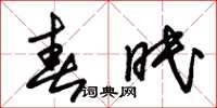 朱錫榮春眠草書怎么寫