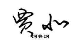 朱錫榮賈北草書個性簽名怎么寫