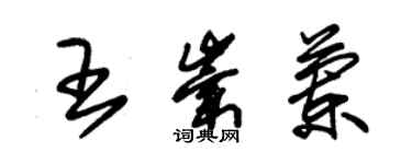 朱錫榮王崇蘭草書個性簽名怎么寫