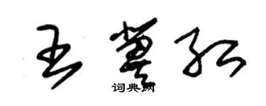 朱錫榮王冀紅草書個性簽名怎么寫