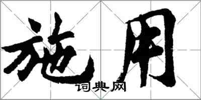 胡問遂施用行書怎么寫