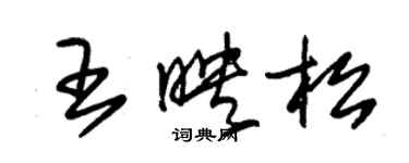 朱錫榮王映松草書個性簽名怎么寫