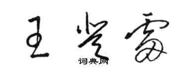 駱恆光王登雷草書個性簽名怎么寫