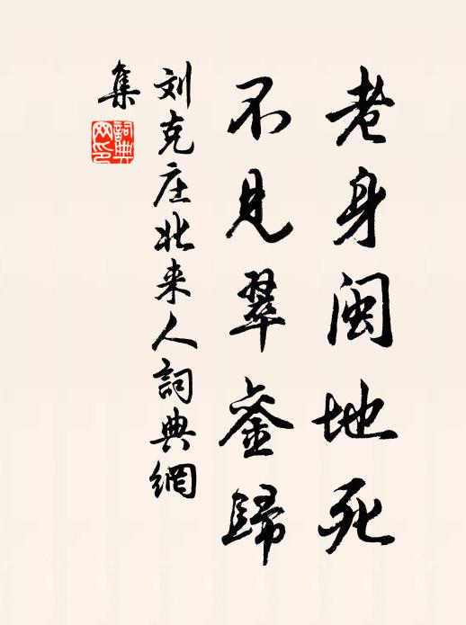 怕事真駑痾，老作入都夢 詩詞名句