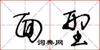 王冬齡面型草書怎么寫