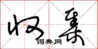 王冬齡收集草書怎么寫