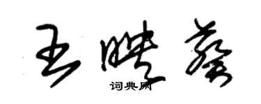 朱錫榮王映葵草書個性簽名怎么寫