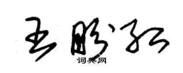 朱錫榮王盼紅草書個性簽名怎么寫