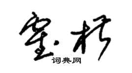 朱錫榮霍椒草書個性簽名怎么寫