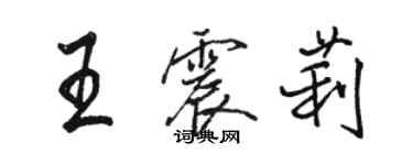 駱恆光王震莉行書個性簽名怎么寫