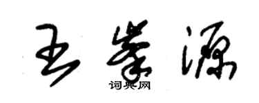 朱錫榮王峰源草書個性簽名怎么寫