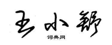 朱錫榮王小舒草書個性簽名怎么寫