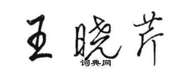 駱恆光王曉芹行書個性簽名怎么寫