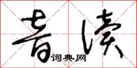 王冬齡音讀草書怎么寫