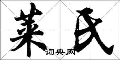 胡問遂萊氏行書怎么寫