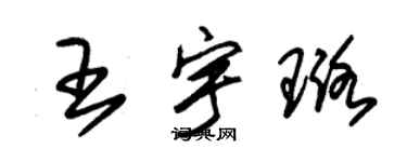 朱錫榮王宇璐草書個性簽名怎么寫