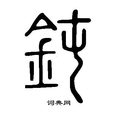 說文解字寫的鈍