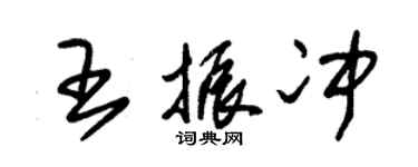 朱錫榮王振沖草書個性簽名怎么寫