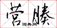 營書的意思_營書的解釋_國語詞典