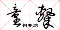 王冬齡童隸草書怎么寫