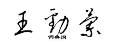 梁錦英王勁蘭草書個性簽名怎么寫
