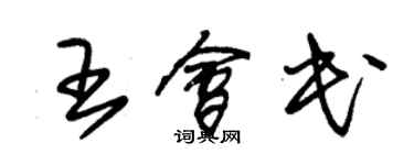 朱錫榮王會民草書個性簽名怎么寫