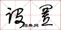 王冬齡設定草書怎么寫