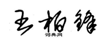 朱錫榮王柏鋒草書個性簽名怎么寫