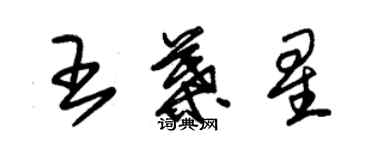 朱錫榮王葉星草書個性簽名怎么寫