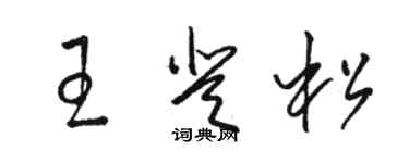 駱恆光王登松草書個性簽名怎么寫