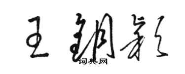 駱恆光王鑰穎草書個性簽名怎么寫