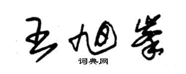 朱錫榮王旭峰草書個性簽名怎么寫