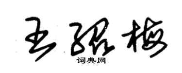 朱錫榮王紹梅草書個性簽名怎么寫