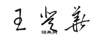 駱恆光王登華草書個性簽名怎么寫