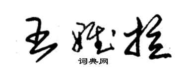 朱錫榮王雅拉草書個性簽名怎么寫