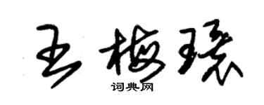 朱錫榮王梅環草書個性簽名怎么寫