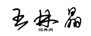 朱錫榮王林晶草書個性簽名怎么寫