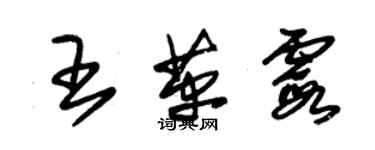 朱錫榮王革霞草書個性簽名怎么寫