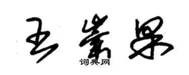 朱錫榮王崇果草書個性簽名怎么寫