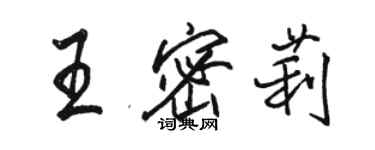 駱恆光王密莉行書個性簽名怎么寫