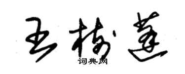 朱錫榮王樹蓬草書個性簽名怎么寫