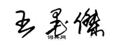 朱錫榮王墨傑草書個性簽名怎么寫
