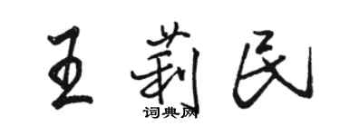 駱恆光王莉民行書個性簽名怎么寫