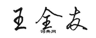 駱恆光王全友行書個性簽名怎么寫