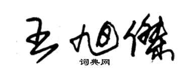 朱錫榮王旭傑草書個性簽名怎么寫