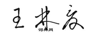 駱恆光王林夏草書個性簽名怎么寫