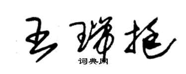 朱錫榮王瑞挺草書個性簽名怎么寫