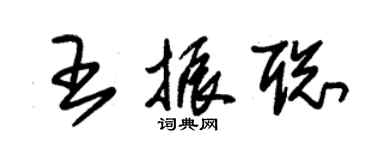 朱錫榮王振聰草書個性簽名怎么寫